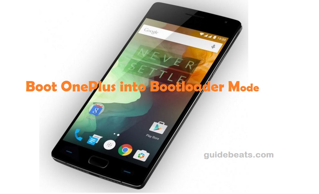 Boot OnePlus into Bootloader Mode