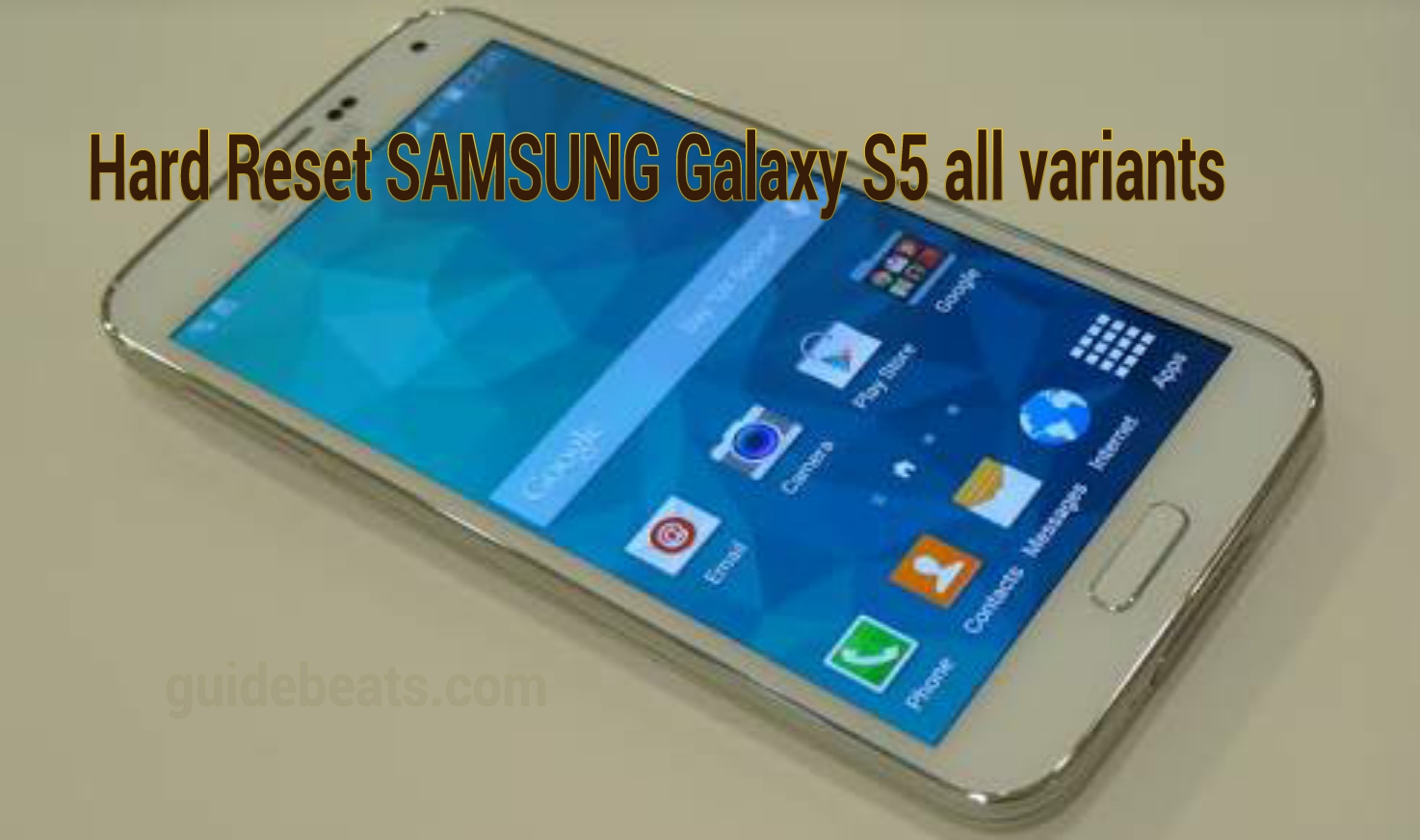Hard Reset SAMSUNG Galaxy S5