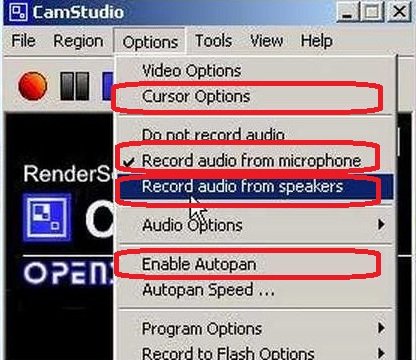 Desktop Activities Recording and Window Screen Capturing with Camstudio