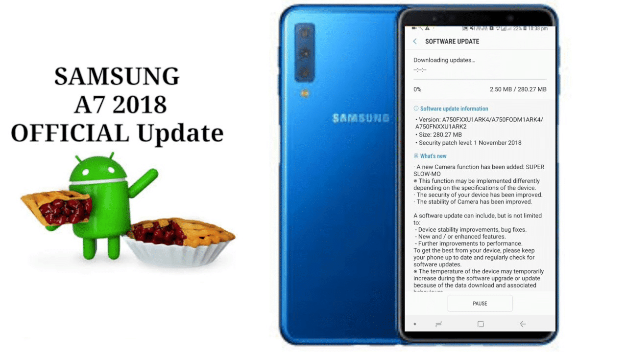 Guide To Install Samsung Galaxy A7 Android Pie Update Based On One UI