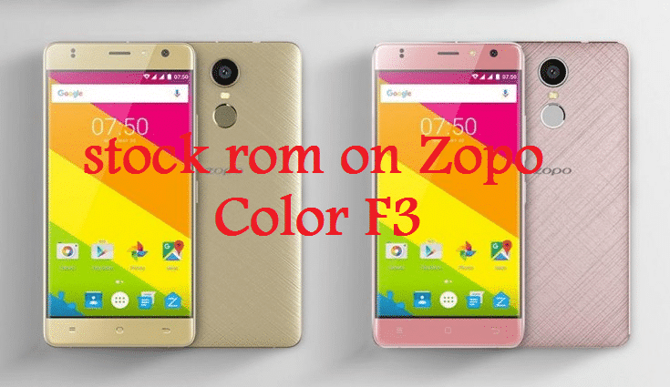 Download And Install Stock ROM On Zopo Color F3