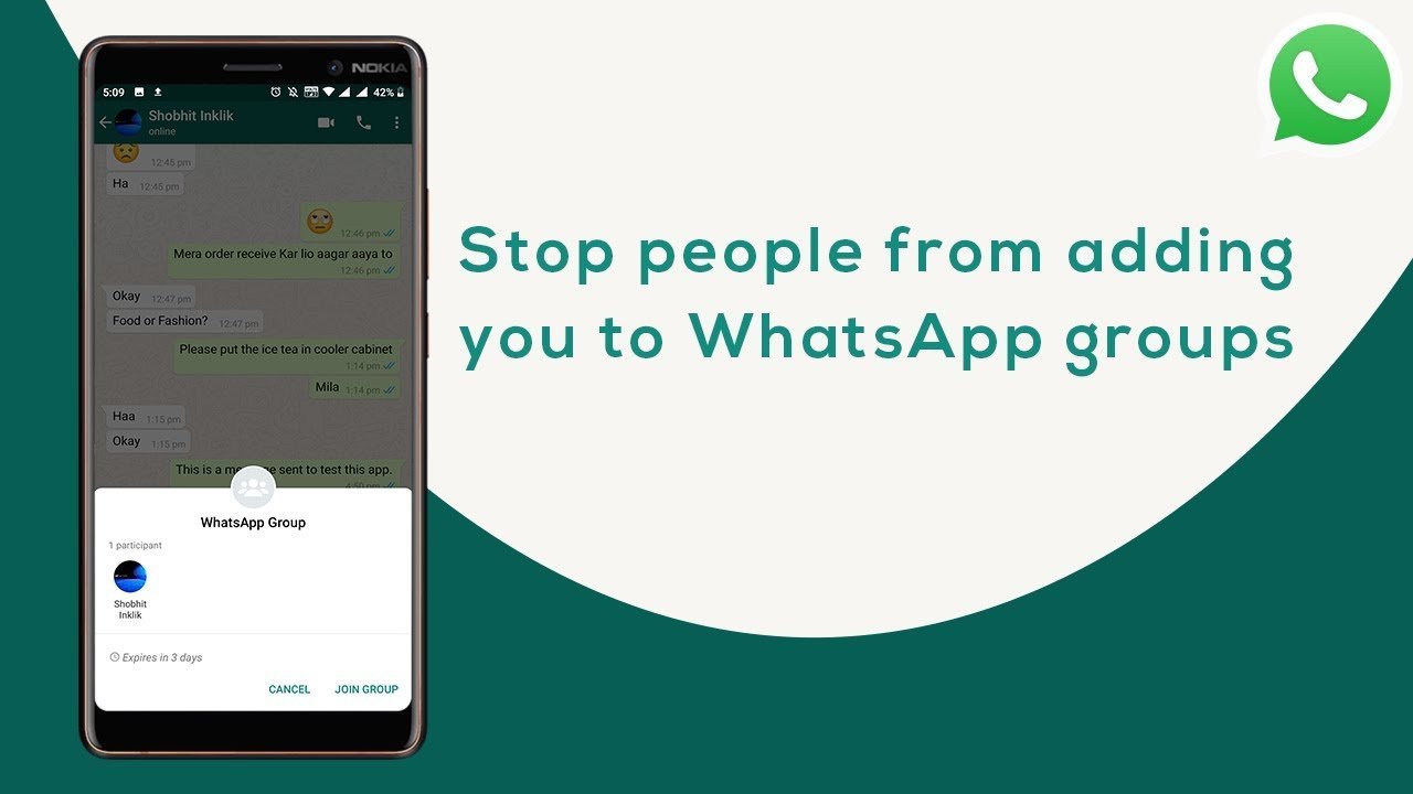 How To Stop People From Adding You To WhatsApp Groups